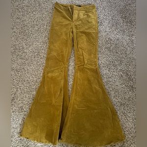 Gold bell bottoms